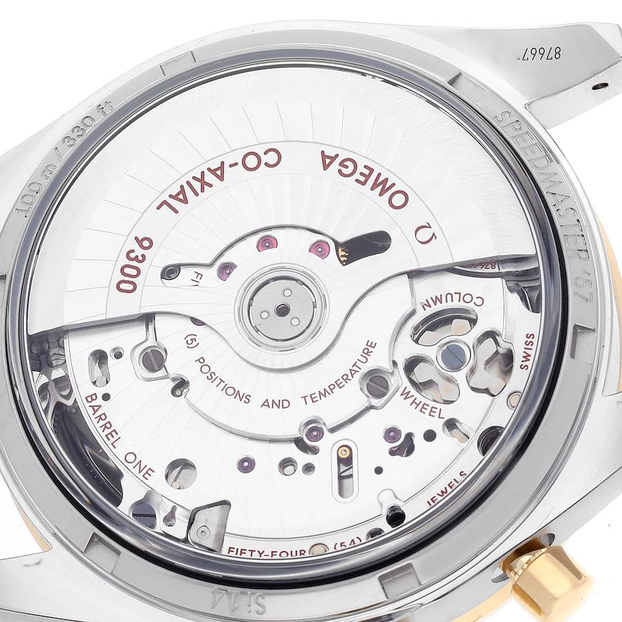 Omega Speedmaster '57 Silver Dial Two-Tone Yellow Gold Chronograph Automatic Men's Watch 331.20.42.51.02.001