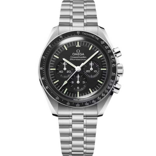 Omega Speedmaster Moonwatch Black Dial Stainless Steel Hand-Wound Chronograph Watch 310.30.42.50.01.001
