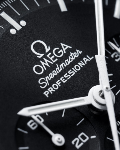 Omega Speedmaster Moonwatch Black Dial Stainless Steel Hand-Wound Chronograph Watch 310.30.42.50.01.001