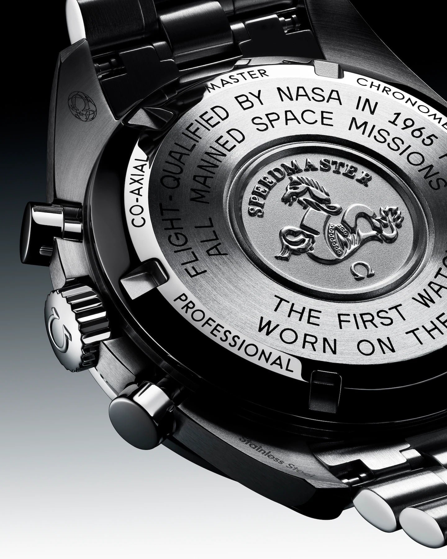 Omega Speedmaster Moonwatch Black Dial Stainless Steel Hand-Wound Chronograph Watch 310.30.42.50.01.001