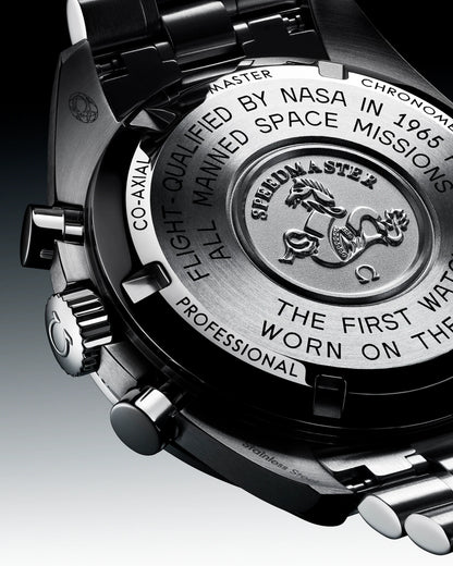 Omega Speedmaster Moonwatch Black Dial Stainless Steel Hand-Wound Chronograph Watch 310.30.42.50.01.001
