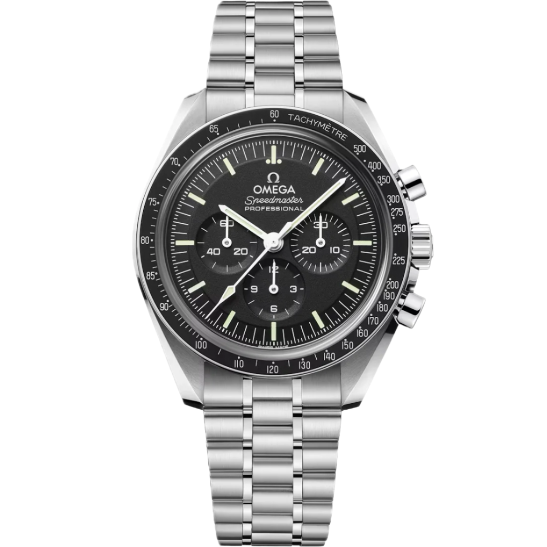 Omega Speedmaster Moonwatch Black Dial Stainless Steel Chronograph Men's Watch 310.30.42.50.01.002