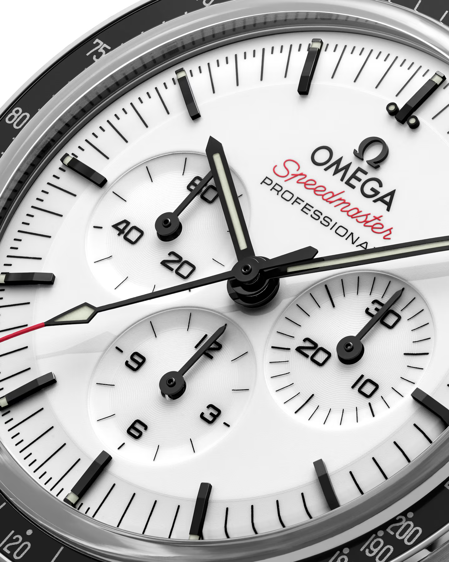 Omega Speedmaster Chronograph White Dial Black Leather Strap 42mm Watch 310.32.42.50.04.002
