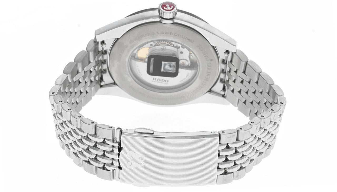 Rado R33101203 – Men's Golden Horse Automatic Watch, 41mm Stainless Steel Case with Blue Dial, Plasma Ceramic Bezel, 80-Hour Power Reserve