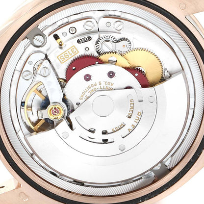 Rolex Cellini Moonphase White Dial Automatic 18K Everose Gold Brown Leather Men's Watch 50535WSBRL