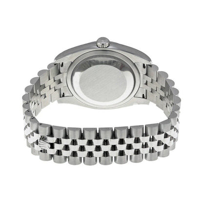 Rolex Datejust 36 White Dial Domed Bezel Stainless Steel Jubilee Watch 116200WSJ