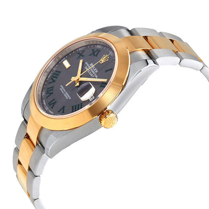 Rolex Datejust 41 Black Diamond Dial Stainless Steel & 18K Yellow Gold Jubilee Men's Watch M126333-0006