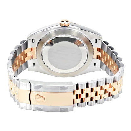 Rolex Datejust 41 Sundust Dial Stainless Steel & 18K Everose Gold Jubilee Men's Watch 126301SNSJ