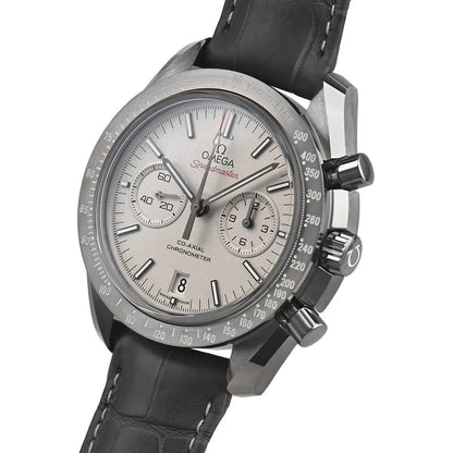Omega Speedmaster 44.25mm Grey Ceramic Chronograph Platinum Dial Automatic Men’s Watch 311.93.44.51.99.001 | Luxero