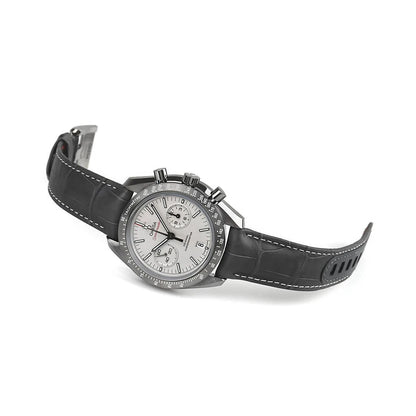 Omega Speedmaster 44.25mm Grey Ceramic Chronograph Platinum Dial Automatic Men’s Watch 311.93.44.51.99.001 | Luxero