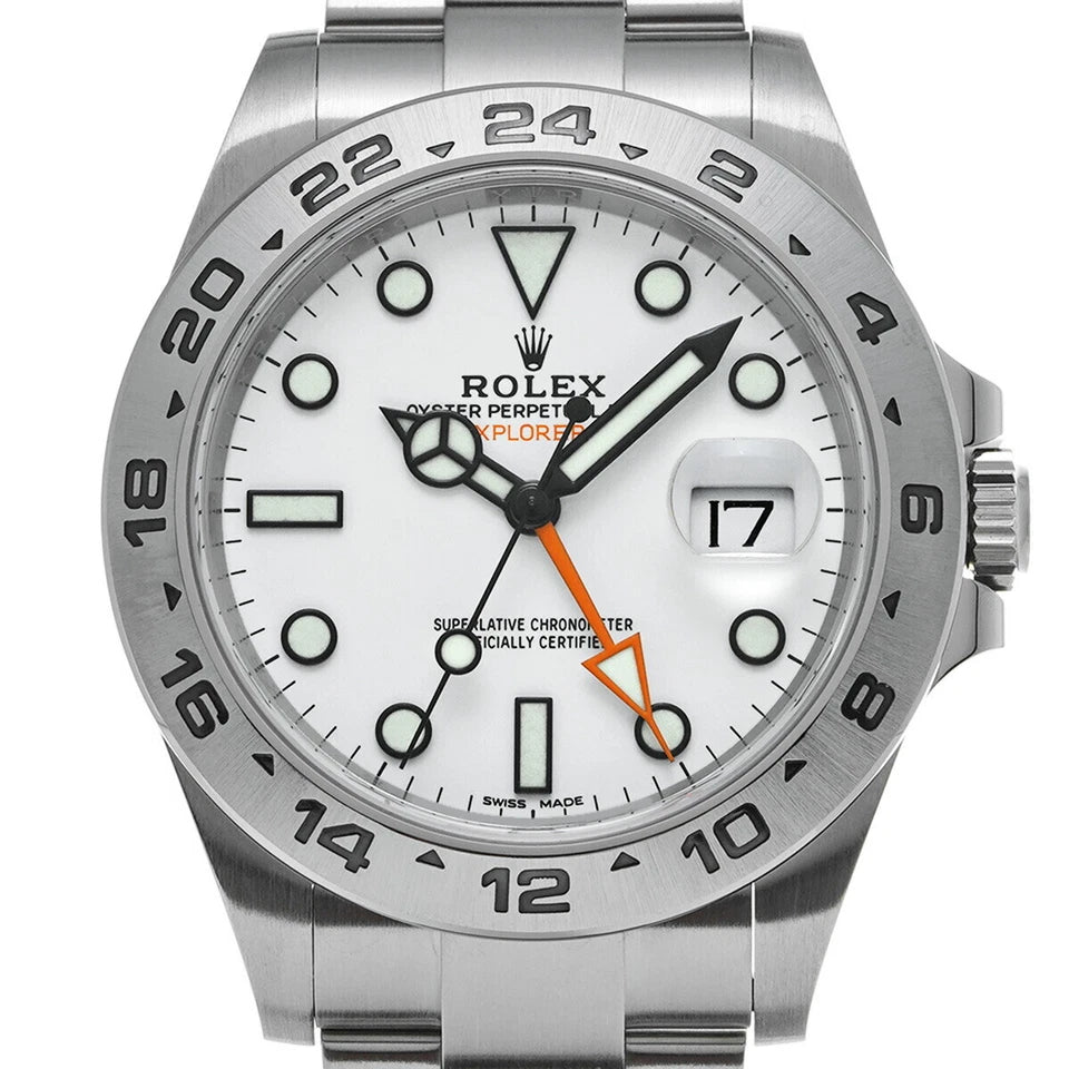 Rolex Explorer II Automatic Chronometer White Dial Men's Watch 226570WSO | Luxero