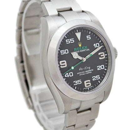 Rolex Air-King 40mm Black Dial Stainless Steel Automatic Chronometer Men’s Watch 116900 | Luxero