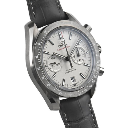 Omega Speedmaster 44.25mm Grey Ceramic Chronograph Platinum Dial Automatic Men’s Watch 311.93.44.51.99.001 | Luxero