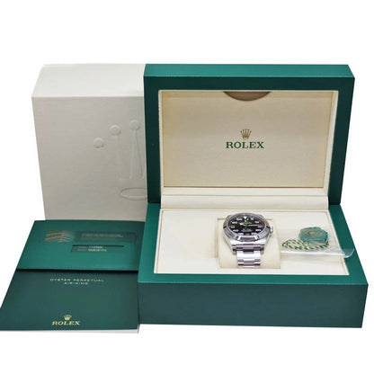 Rolex Air-King 40mm Black Dial Stainless Steel Automatic Chronometer Men’s Watch 116900 | Luxero