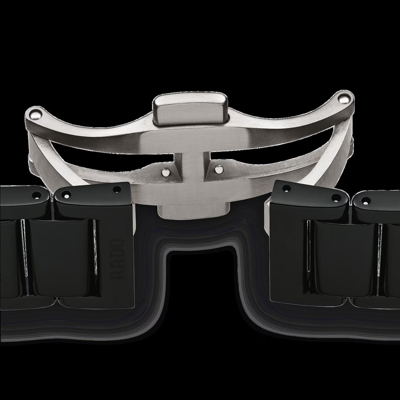 Rado True Black Dial Men's Watch R27238712 – 40mm Black Ceramic Case & Bracelet, Diamond Hour Markers, Luminous Gold Hands, Quartz Rado Calibre 115, 50M WR