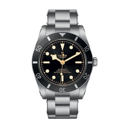 Tudor Black Bay 54 M79000N-0001 – Men's Automatic Stainless Steel Watch, Black Dial, Black Bezel, 70-H Power Reserve & 200M WR
