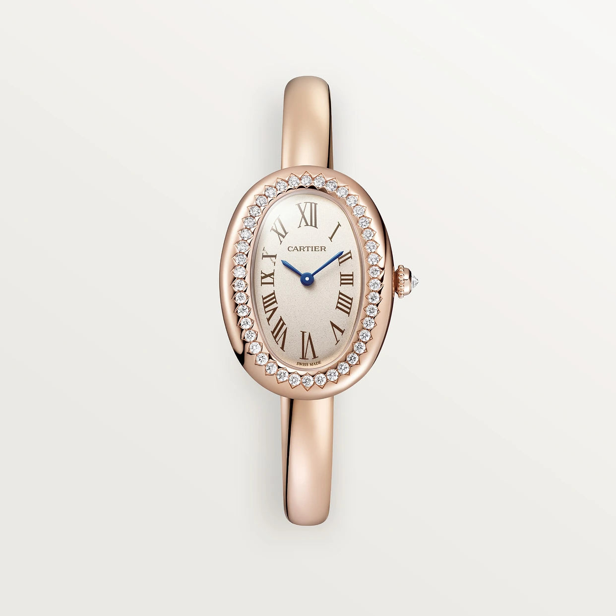 Cartier Baignoire Size 16 Silver Dial Ladies Watch WJBA0042 | Luxero