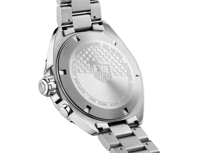 Tag Heuer Formula 1 WAZ111A.BA0875 Men’s 41mm Black Dial Quartz Alarm Watch – Stainless Steel Bracelet, 200M Water Resistance