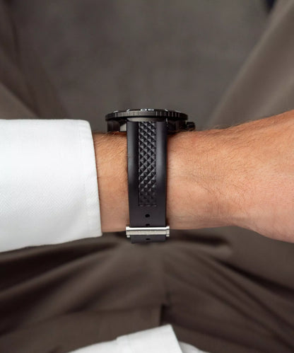 Ball Fireman DM3090A-P10J-BK – Men's 40mm Swiss Automatic Dive Watch with Black Dial, Rubber Strap & 300M Water Resistance