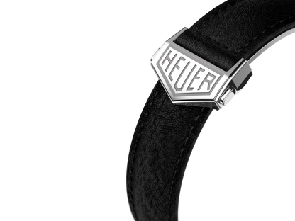 Tag Heuer Monaco CAW211P.FC6356 – Men's 39mm Square Stainless Steel Automatic Chronograph with 'Denim' Blue Dial & Black Leather Strap