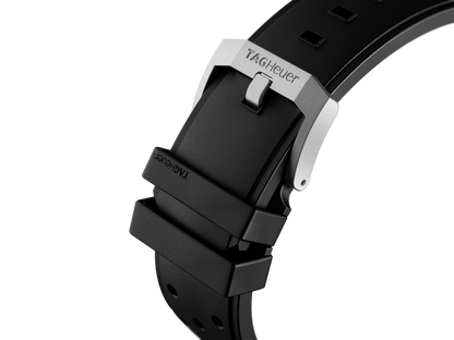Tag Heuer Formula 1 WAZ1110.FT8023 – Men's 41mm Stainless Steel Quartz Sport Watch with Black Dial, Titanium Carbide Bezel & Rubber Strap