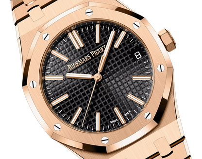 Audemars Piguet Royal Oak Automatic Black Dial 18kt Rose Gold Men’s Watch 15510OR.OO.1320OR.04