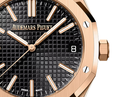 Audemars Piguet Royal Oak Automatic Black Dial 18kt Rose Gold Men’s Watch 15510OR.OO.1320OR.04