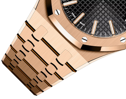 Audemars Piguet Royal Oak Automatic Black Dial 18kt Rose Gold Men’s Watch 15510OR.OO.1320OR.04
