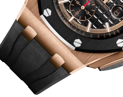 Audemars Piguet Royal Oak Offshore Chronograph Automatic Black Dial 18kt Pink Gold Men’s Watch 26401.RO.OO.A002.CA.01