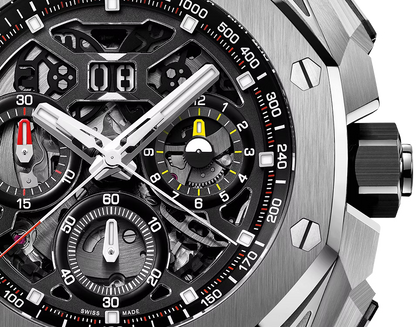 Audemars Piguet Royal Oak Concept Chronograph GMT Automatic Black Dial Titanium Men’s Watch 26650TI.OO.D013CA.01
