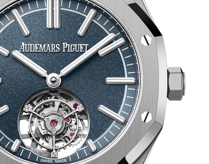 Audemars Piguet Royal Oak Tourbillon Automatic Blue Dial Titanium Men’s Watch 26730TI.OO.1320TI.02