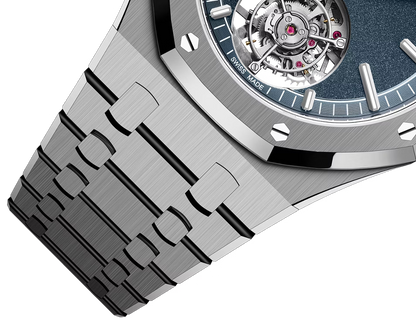 Audemars Piguet Royal Oak Tourbillon Automatic Blue Dial Titanium Men’s Watch 26730TI.OO.1320TI.02