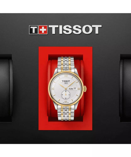 Tissot Le Locle Automatic White Dial Two-Tone Gold Stainless Steel Men's Watch T006.428.22.038.01